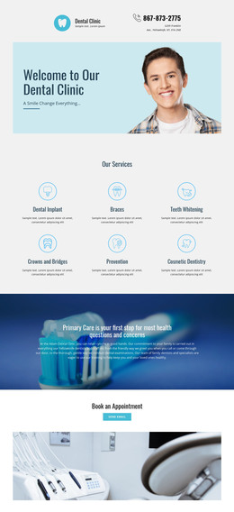 Clinic Of Dental Medicine - Bootstrap Template