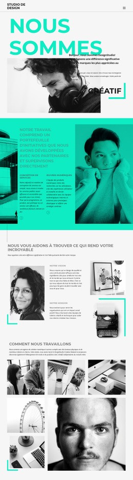 Nous Sommes Une Entreprise Créative - Maquette De Site Web Pour N'Importe Quel Appareil