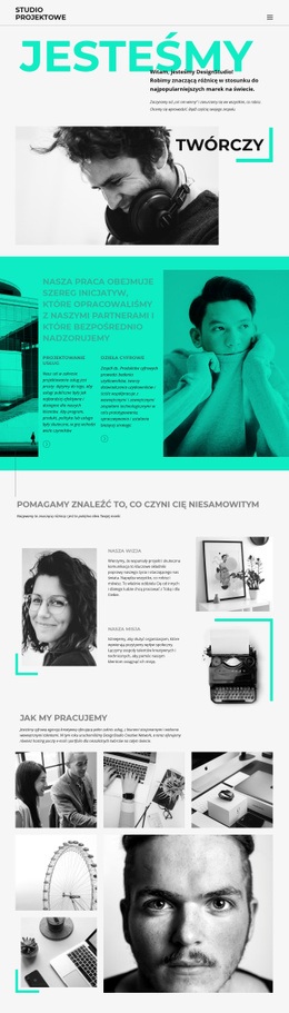 Jesteśmy Kreatywnym Biznesem - HTML5 Website Builder