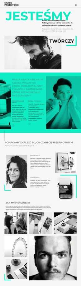 Jesteśmy Kreatywnym Biznesem - Inspiracje Motywem WordPress