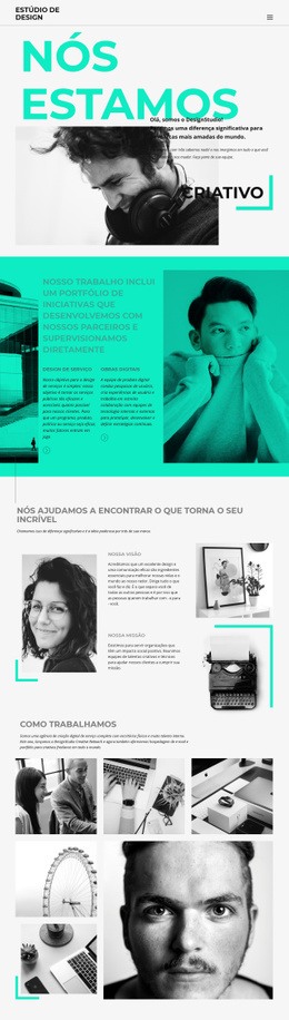 Somos Um Negócio Criativo - Maquete De Site Para Qualquer Dispositivo