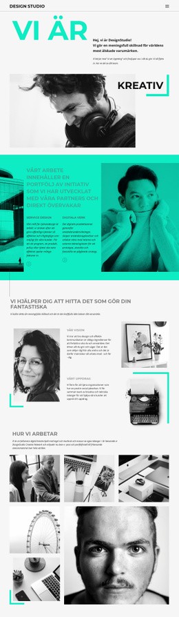 Vi Är Kreativa Affärer HTML CSS-Webbplatsmall