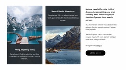 100+ Active Vacations - Custom Landing Page