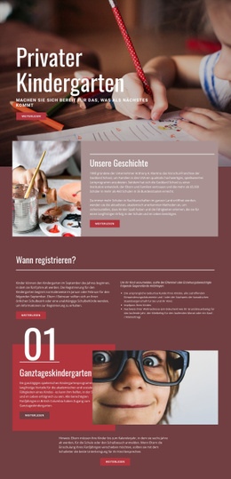 Private Grundschulbildung - Website Creator HTML