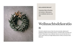 Weihnachtsdekoration - Vorlagen Website-Design