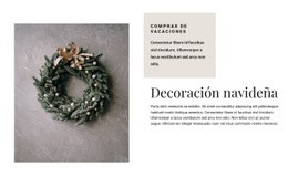 Decoración Navideña - Plantillas De Diseño De Sitios Web