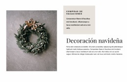Decoración Navideña - Plantilla Joomla Profesional