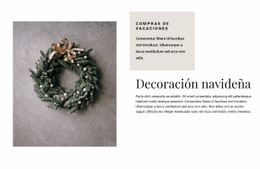 Decoración Navideña - Plantillas De Temas Html5 Gratuitas