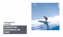 Fondation Nationale De Surf – Téléchargement Du Modèle HTML