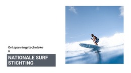 Nationale Surfstichting - Beste Websitesjabloonontwerp