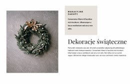 Uniwersalny Projekt Strony Internetowej Dla Świąteczny Wystrój