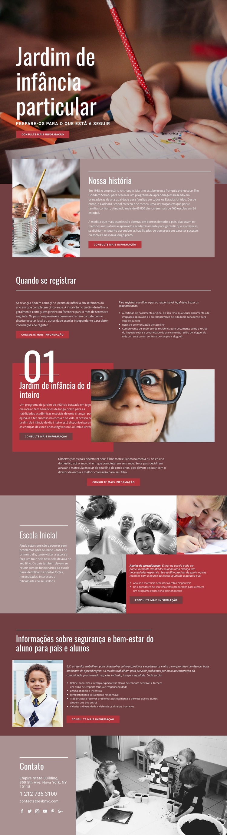 Ensino Fundamental Privado Construtor de sites HTML