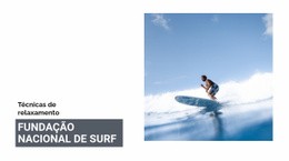 Fundação Nacional De Surf – Página De Destino Para Qualquer Dispositivo