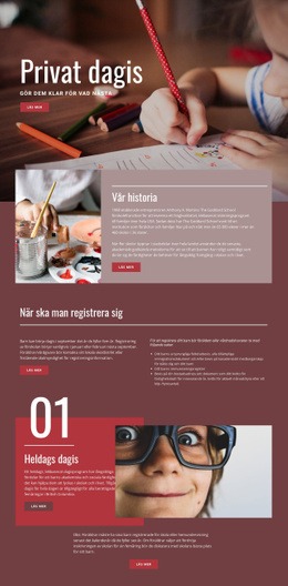 Privat Grundutbildning - Webbplatsdesign