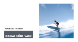 Ulusal Sörf Vakfı - Joomla Web Sitesi Şablonu