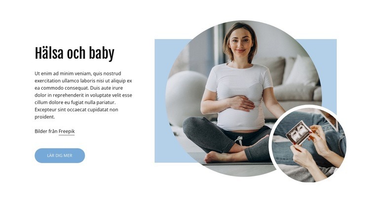 Bebisars hälsa och daglig vård WordPress -tema