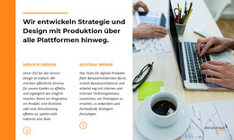 Unternehmensidentität - Kostenlose Website-Vorlage