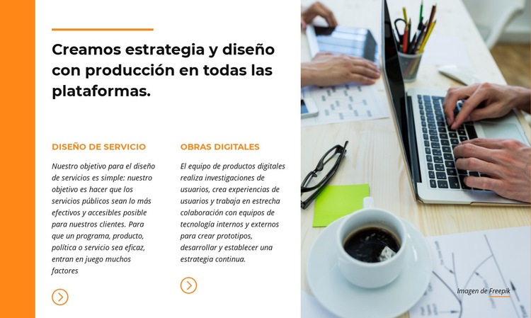 Identidad corporativa Creador de sitios web HTML