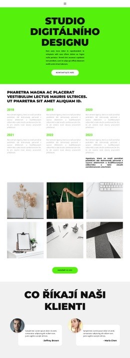 Digitální Prostor – Šablona Stránky HTML