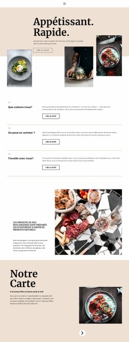Créateur De Sites Web Polyvalents Pour Nouveau Resto