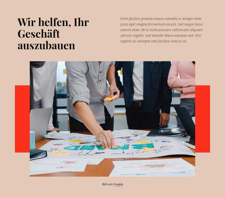 Marketing und Vertrieb Joomla Vorlage