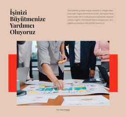 Pazarlama Ve Satış - Ücretsiz Bir Sayfalık Şablon