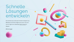Schnelle Lösungen Entwickeln – Responsive Website-Vorlage