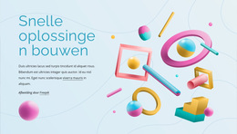 Snelle Oplossingen Bouwen - Responsieve Websitesjabloon