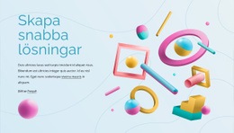 Skapa Snabba Lösningar - Responsiv Webbplatsmall