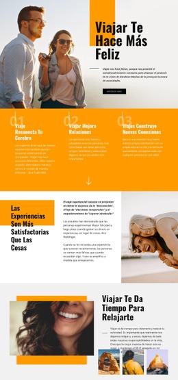Viajar Te Hace Más Feliz - Plantilla Personalizable