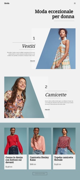 Moda Per Donna - HTML Page Creator