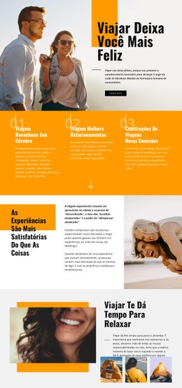 Web Design Gratuito Para Viajar Deixa Você Mais Feliz