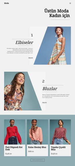 Kadın Modası - Nihai WordPress Teması