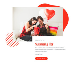 Surprizing Her - Template HTML5, Responsive, Free