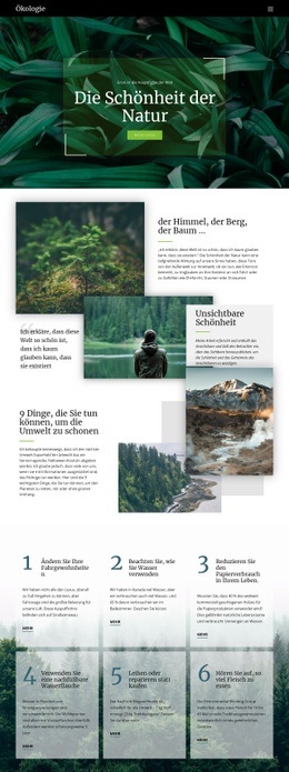 Himmel Und Schönheit Der Natur – Mockup-Design