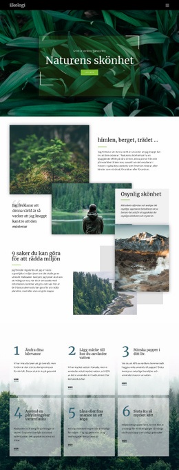 Himmel Och Skönhet I Naturen - Ultimata WordPress-Tema