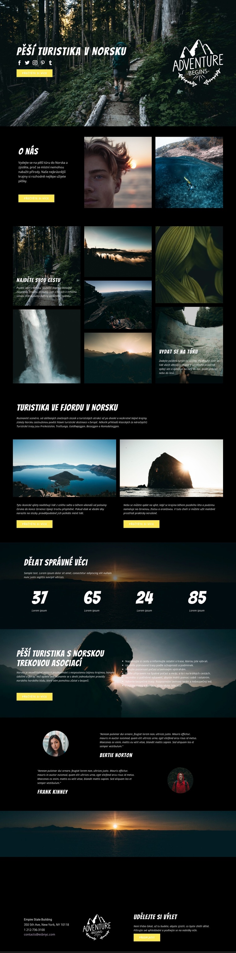 Norsko Webový design