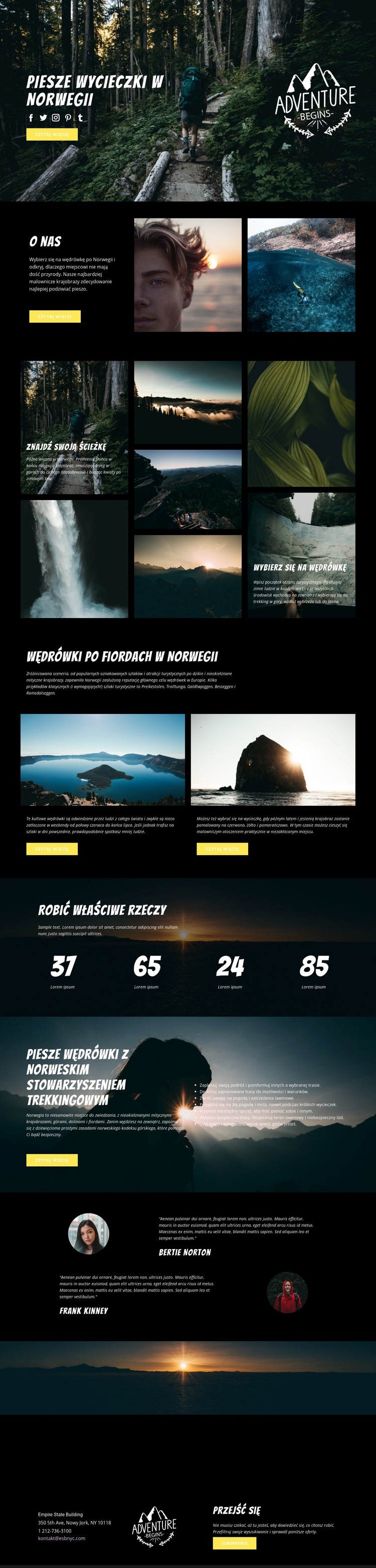 Norwegia Kreator witryn internetowych HTML