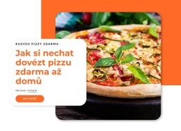 Rozvoz Pizzy Zdarma – Šablona Moderního Webu