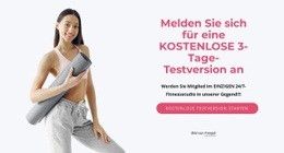 Kostenlose Designvorlage Für Kostenlose 3-Tage-Testversion