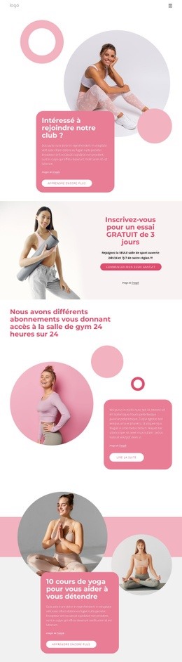 Le Plus Grand Club De Sport Multifonctionnel - Conception De Sites Web De Téléchargement Gratuit