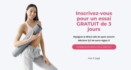 Modèle De Conception Gratuit Pour Essai Gratuit De 3 Jours