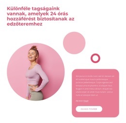 Sport És Rekreációs Klub Edzőterem Weboldal Sablon