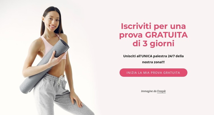 Prova gratuita di 3 giorni Modello CSS