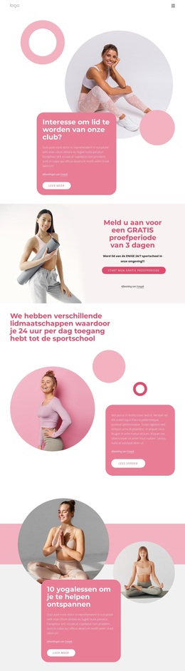 De Grootste Multifunctionele Sportclub - Aangepast WordPress-Thema