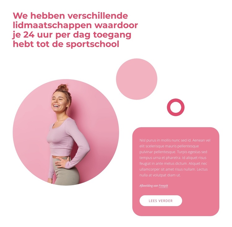 Sport- en recreatieclub WordPress-thema