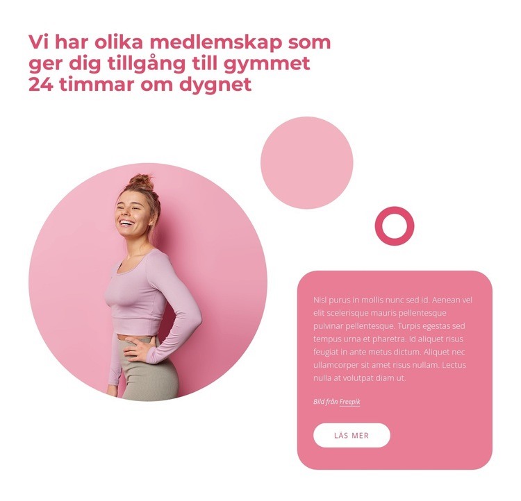 Sport- och fritidsklubb HTML-mall