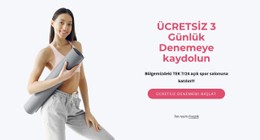 3 Günlük Ücretsiz Deneme Premium Şablon