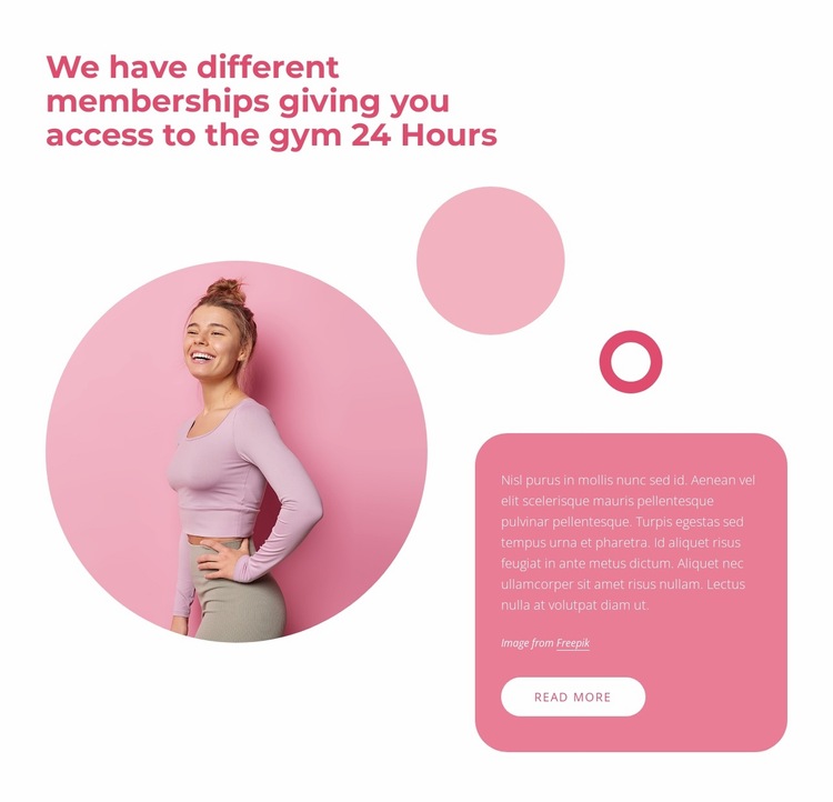 Sport and recreation club Website Builder Templates