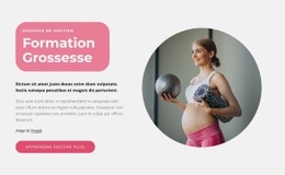 Formations Grossesse – Modèles De Sites Web Réactifs